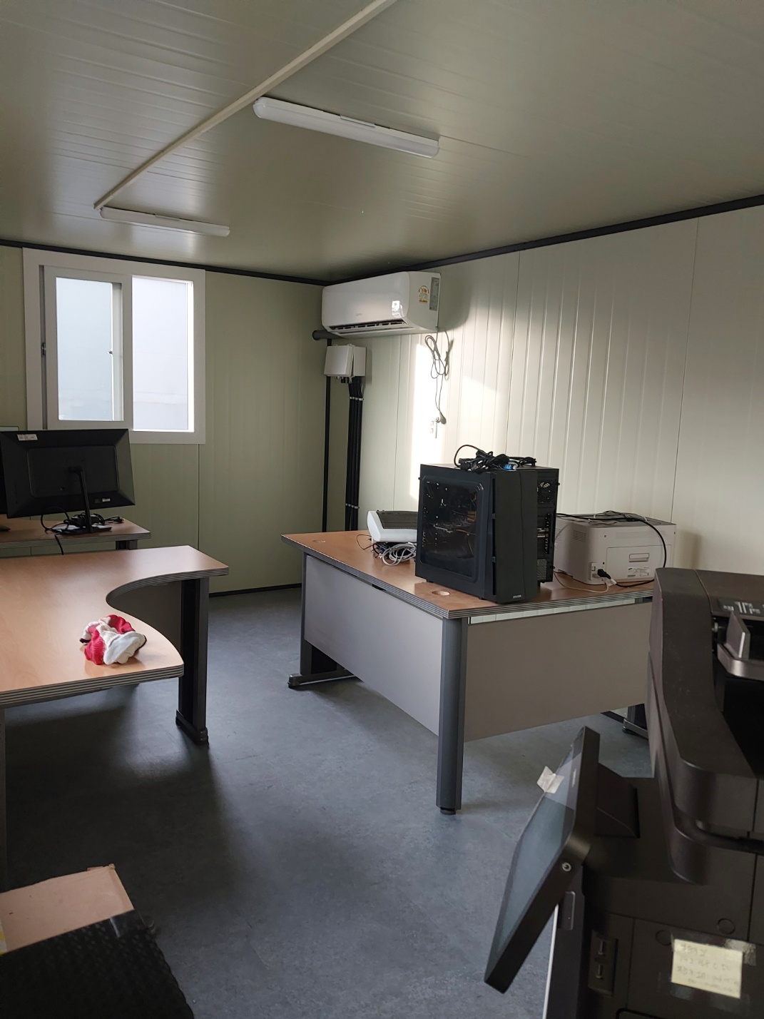 조립식 판넬 공간 냉난방 설치 사례